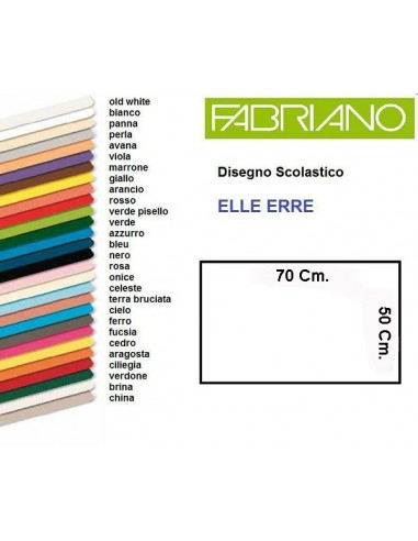 FOGLIO FABRIANO MARRONE 50 X 70 da 0,55 € - R&D Cartoleria