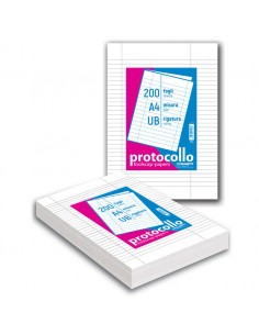 FOGLIO PROTOCOLLO USO BOLLO 60 GR. da 0,04 € - R&D Cartoleria