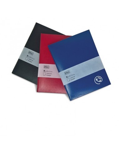 RUBRICA IN VINILE 12,5 X 17 VARI COLORI da 4,38 € - R&D Cartoleria