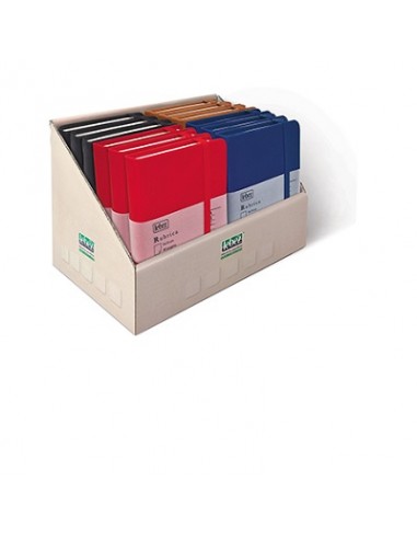 RUBRICA TELEFONICA 9 X 14 CON ELASTICO LEBEZ VARI COLORI da 4,37 € ...