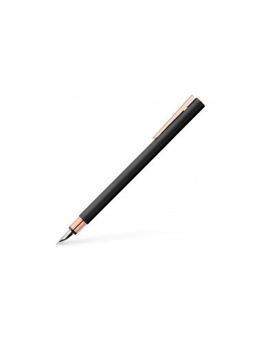 PENNA FABER-CASTELL STILOGRAFICA NEO SLIM BLACK MATTE ROSE GOLDEN d...