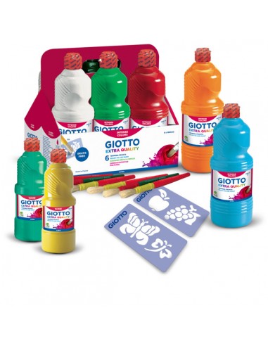 TEMPERA PRONTA GIOTTO NERA FLAC.1000 ML*