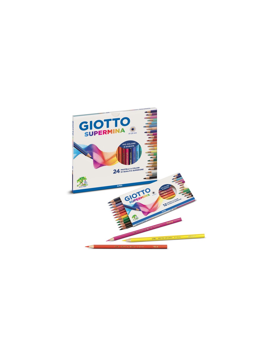 PASTELLI GIOTTO SUPERMINA 24 PZ.