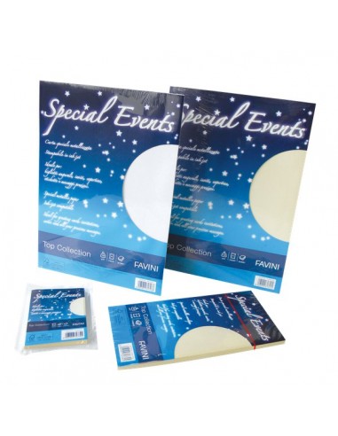 CARTA PERLATA BIANCA SPECIAL EVENT FAVINI 120GR. 20 FOGLI