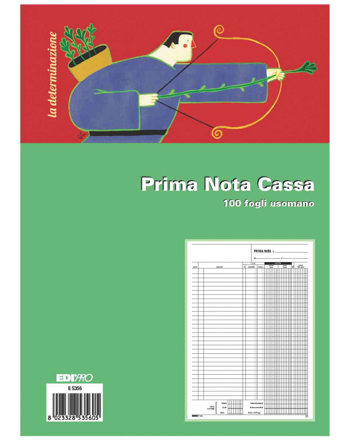PRIMA NOTA CASSA A/4 USO MANO COD. E5356