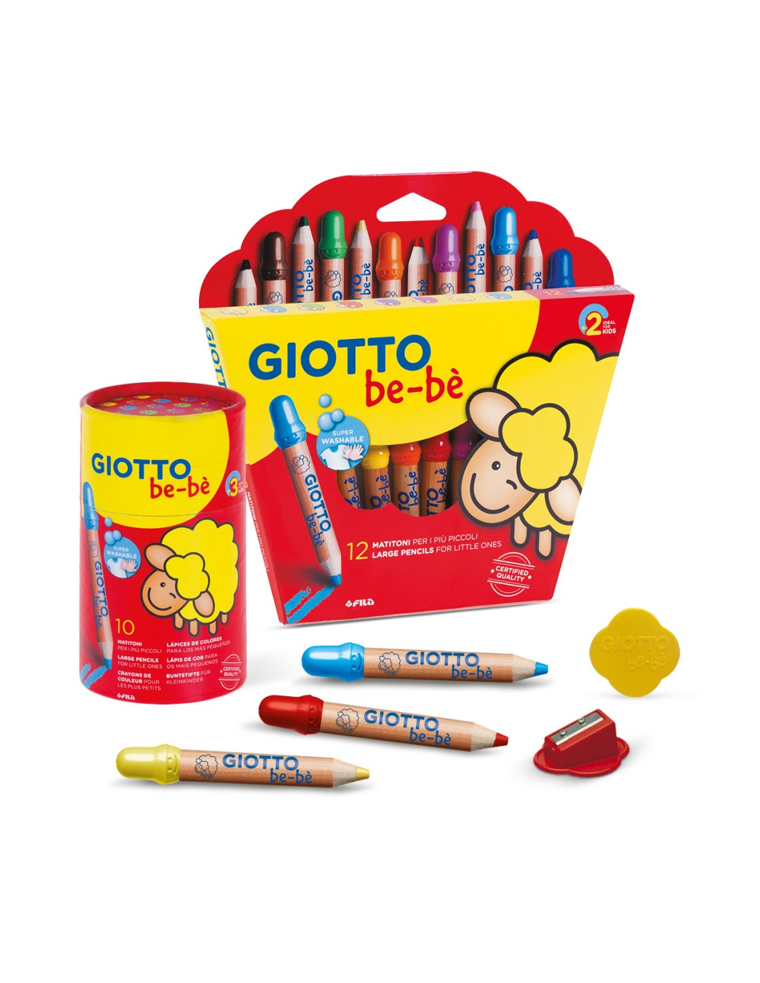 SUPER MATITONI 6 COLORI GIOTTO BEBE' *