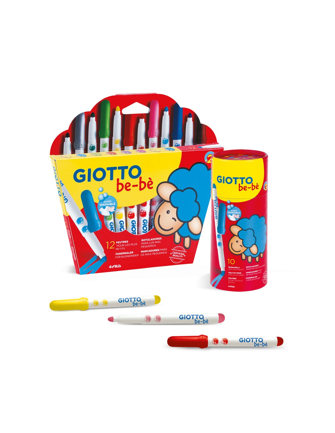 Giotto bebè 18 pennarelli per bambini – Cartolibri