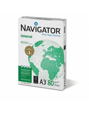CARTA A/3 80 GR.RISMA 500 FG. NAVIGATOR* da 9,52 € - R&D Cartoleria