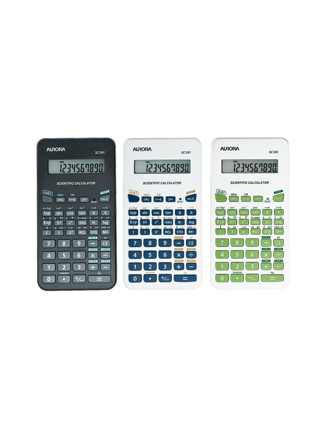 CALCOLATRICE SCIENTIFICA AURORA NSC591 MATH