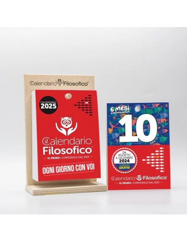 Supporto fai da te per il calendario filosofico 