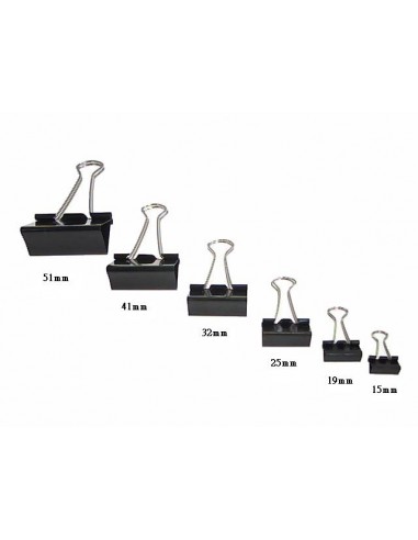 MOLLA BLOCCA FOGLI MM 25 AV1555/4 da 0,27 € - R&D Cartoleria