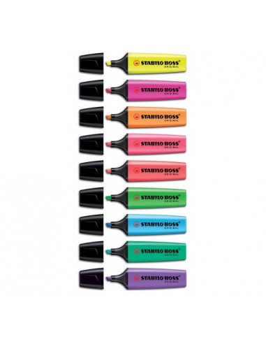 EVIDENZIATORE STABILO BOSS COLORE CELESTE PASTELL da 0,93 € - R&D C...