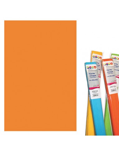 CARTA CRESPA ARANCIO * da 0,59 € - R&D Cartoleria